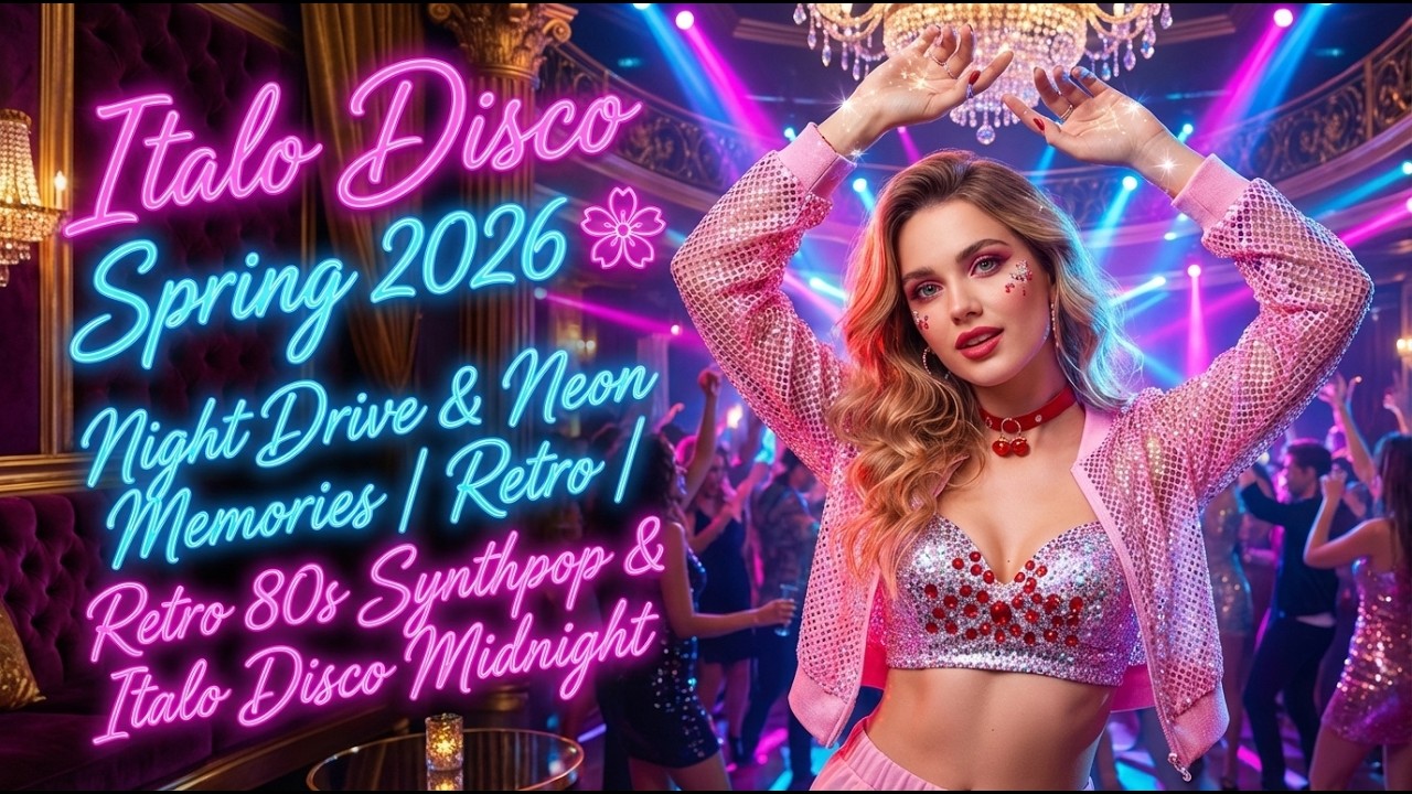 Italo Disco Spring 2026 🌸 Night Drive & Neon Memories | Classic 80s Italo Disco Retro Synthpop