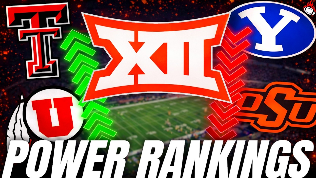 Big 12 Football Power Rankings 2026 | BYU Number 1? Can Texas Tech Repeat? Oklahoma St Dark Horse!
