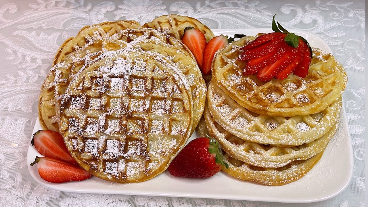 Perfekte Mini Waffeln das beste Waffelrezept in nur 5 Minuten einfach und lecker 😋
