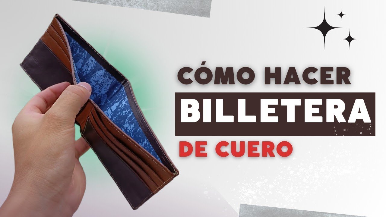 Aprende a Hacer una Billetera de Cuero que Dura A&ntilde;os 🔥