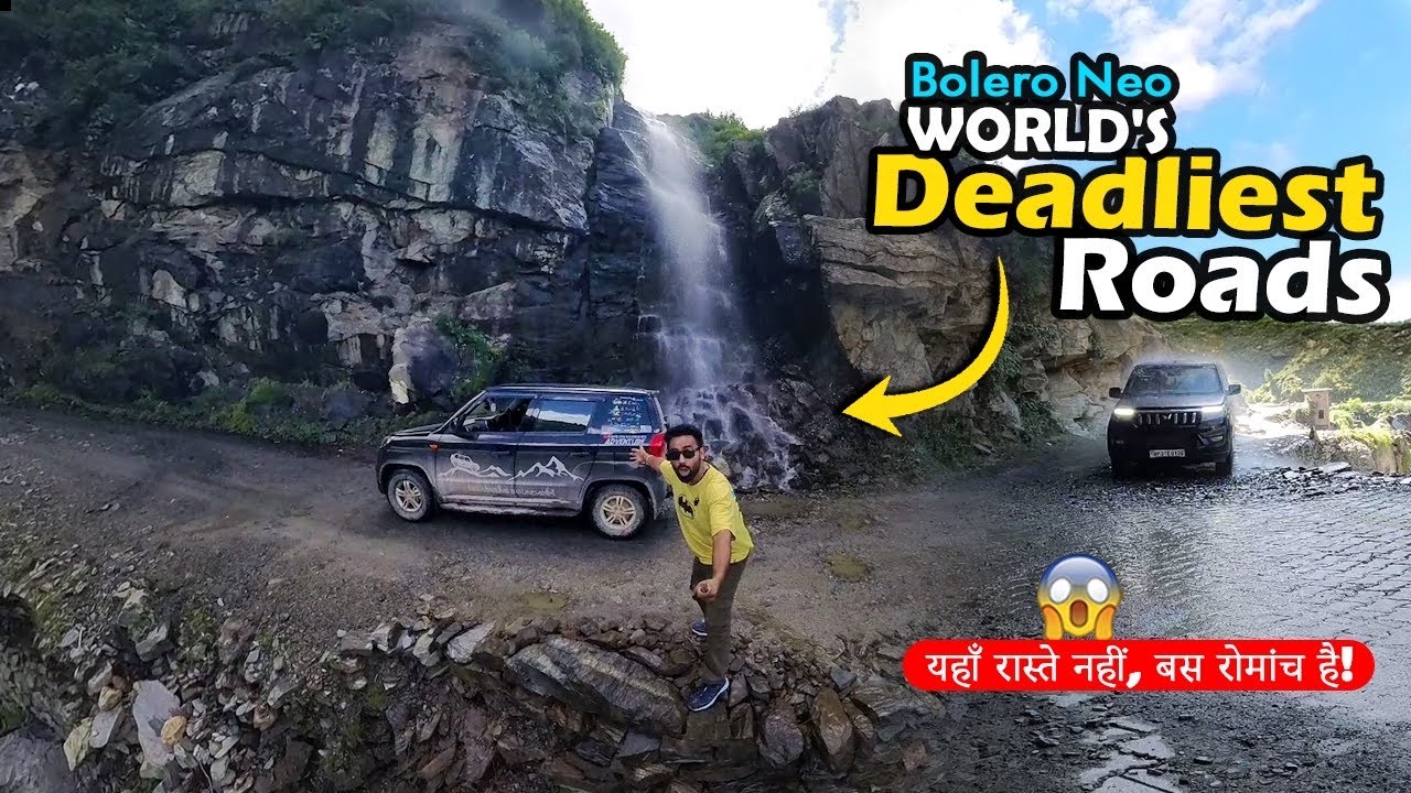 🚨Extreme Adventure Sach Pass RWD Bolero Neo🔥World's Deadliest Road😱पहली बार देखे इतने सुंदर नज़ारे