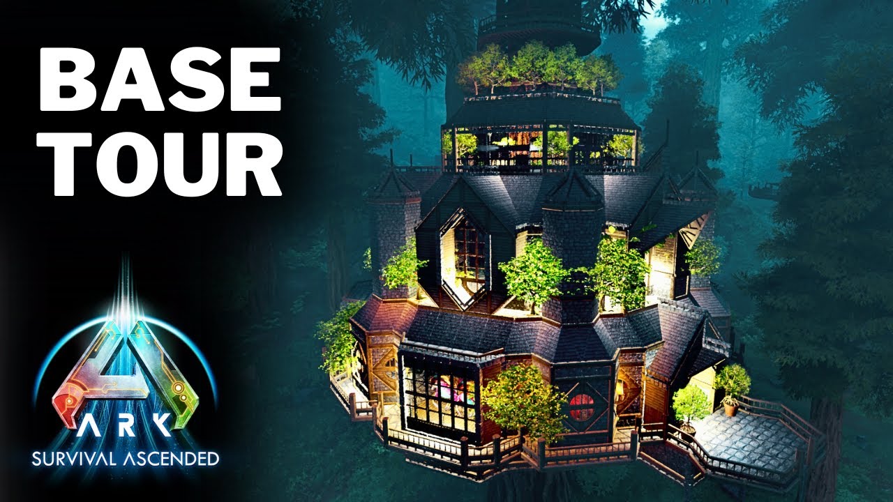 Экскурсия/строительство базы Fantasy Treehouse! *Официальный сервер* ASA