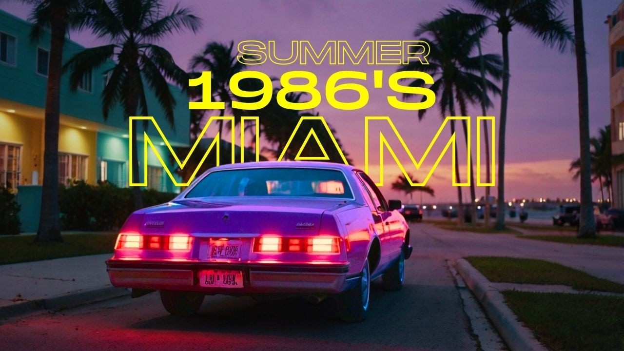 It's summer 1986, you're driving in Miami