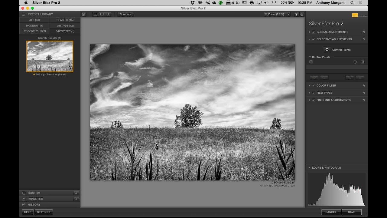 Nik Collection - Episode 3: Silver Efex Pro 2
