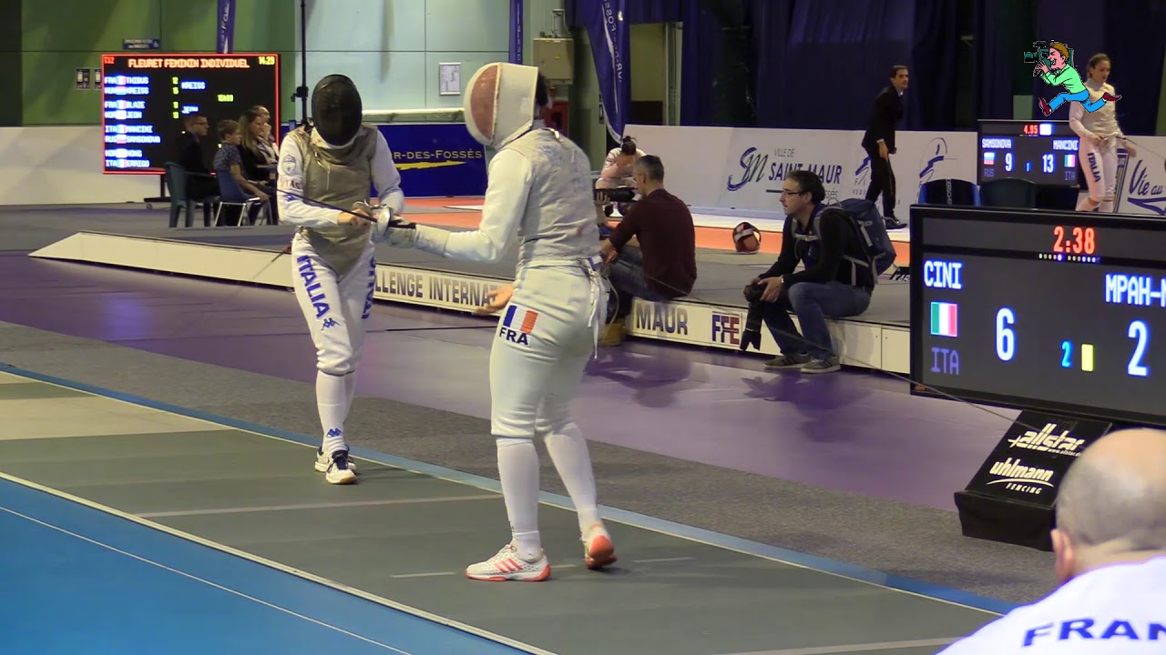 FENCING World Cup St- Maur 2017 T32 CINI (ITA)  MPAH-NJANGA (FRA)