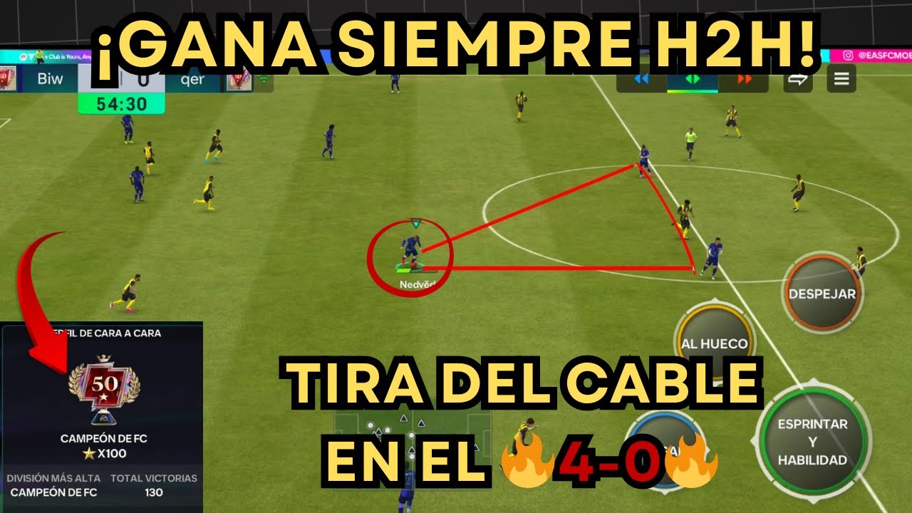 ¡DOMINA H2H #2: Rival ABANDONA al 4-0! 🔥 Cómo Ganar Siempre