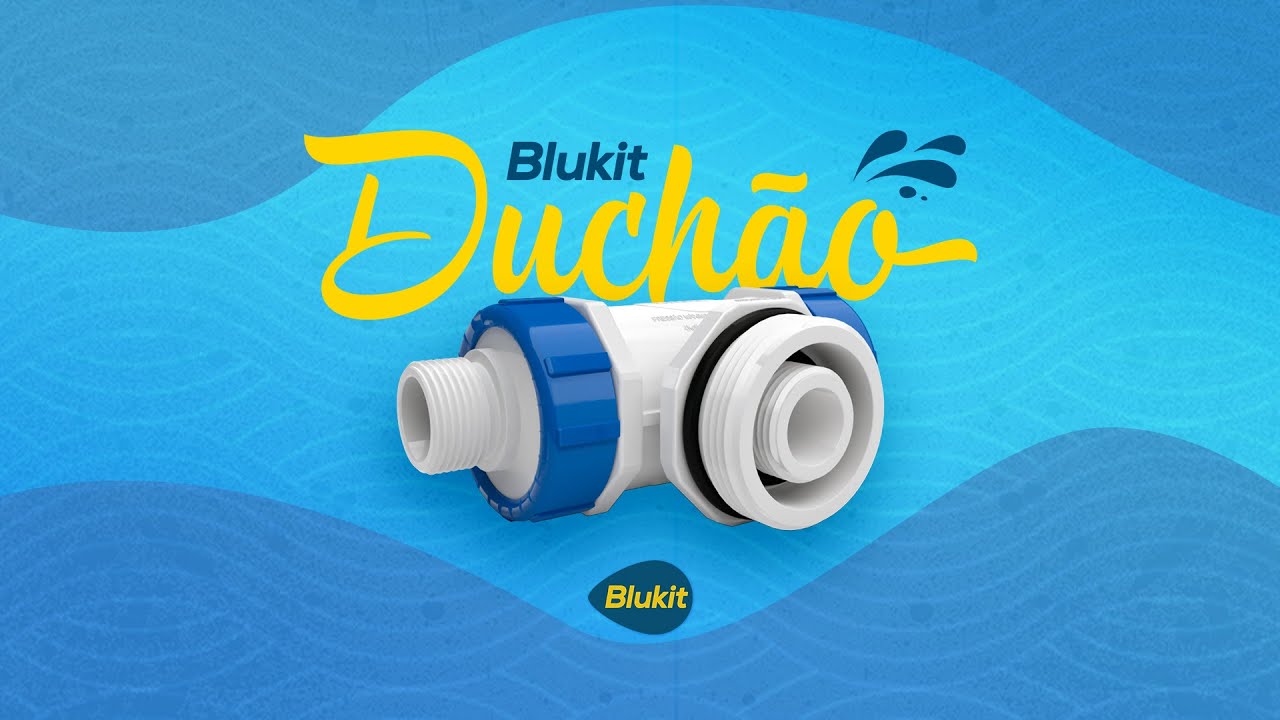 Diferenciais da Válvula Duchão Blukit + PRESSÃO + PRATICIDADE