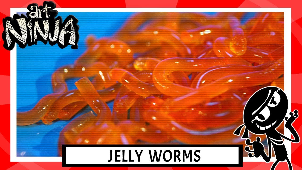 Art Ninja | Jelly Worms | Art for Children