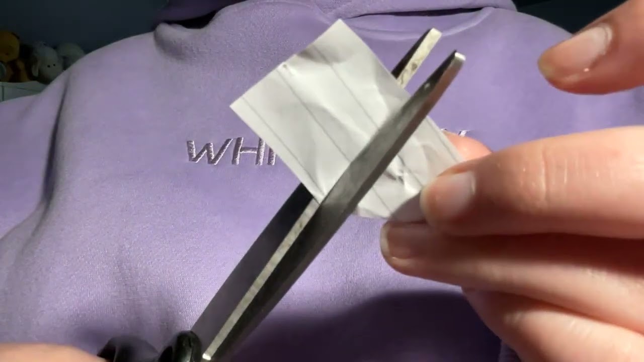 Paper ASMR for sleep- crinkling and cutting 📄 ✂️