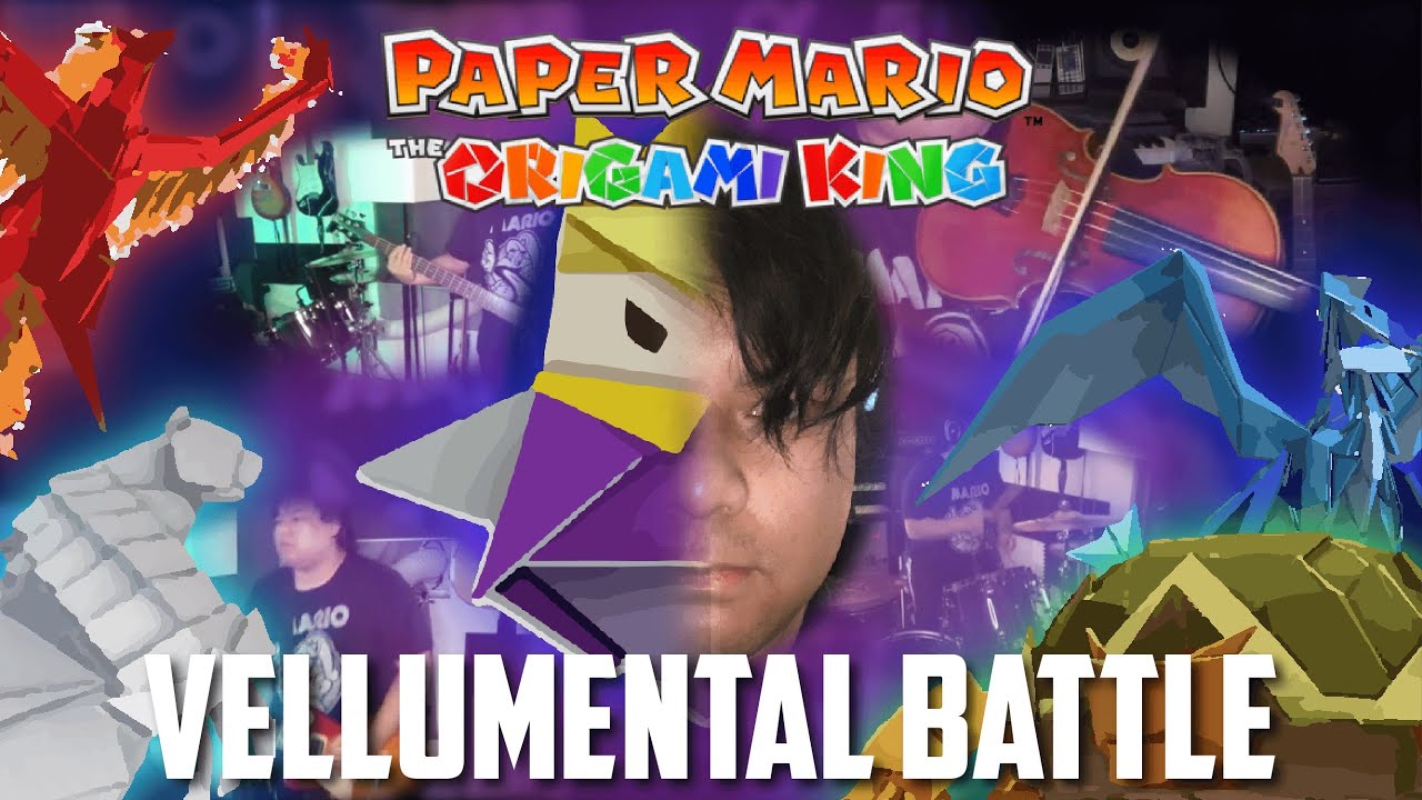 Paper Mario the Origami King - Vellumental Battle (Cover)