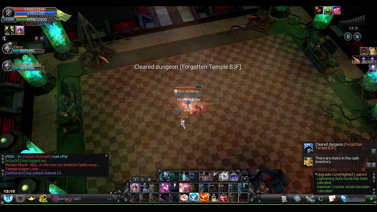 PLAYPARK CABAL ONLINE PH EP 26 FORGOTTEN TEMPLE B3F FORCE SHIELDER SOLO RUN