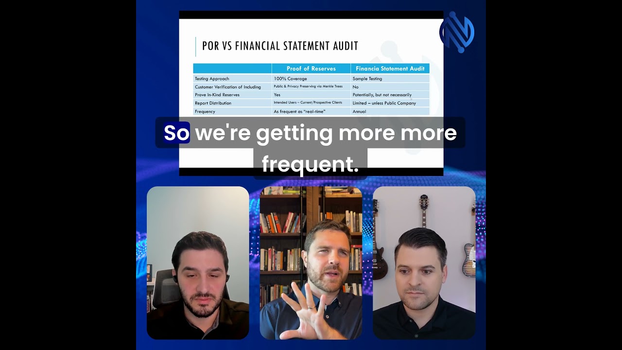 Audit vs. PoR - Reporting Frequency #proofofreserves #cryptoaccounting #cryptoaudit