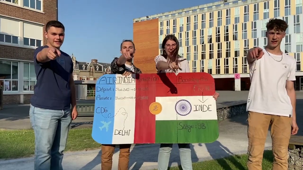 Echange Franco Indien et voyage humanitaire en Inde du lycée Paul Duez de Cambrai