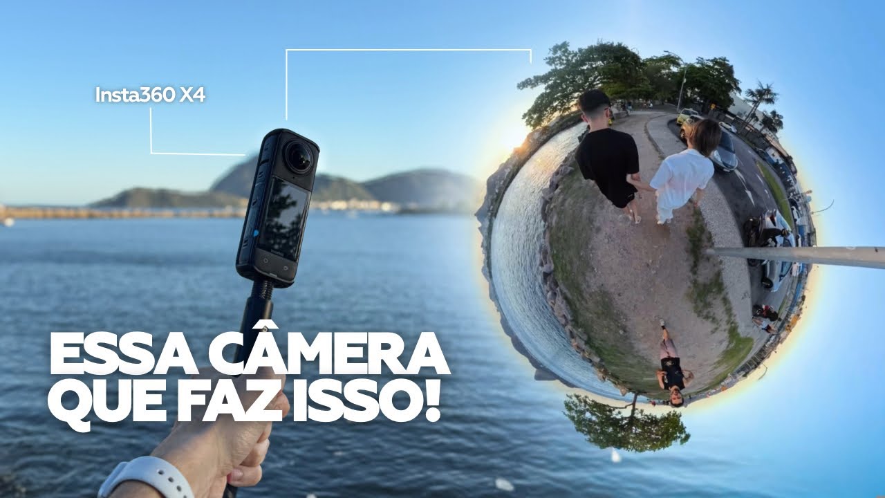 Insta360 X4: A câmera mais divertida que já usei! [Vlog no RJ]