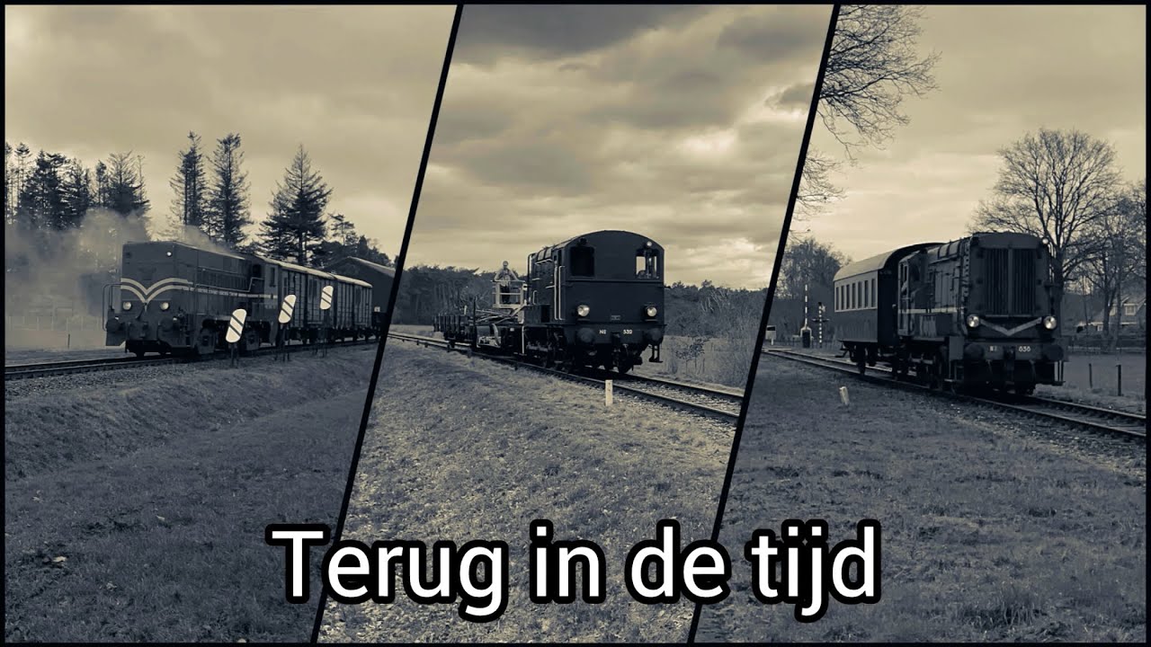 Terug in de tijd met de NS 636, 532 en 2233. 