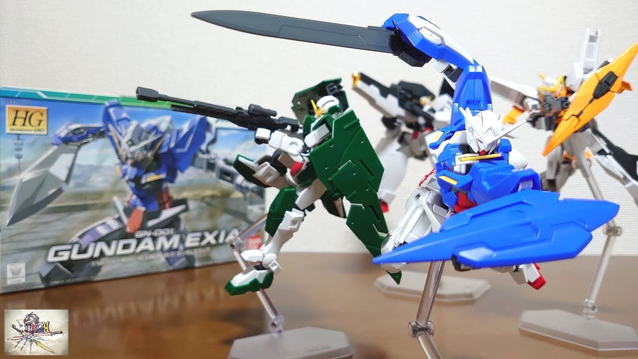 （ついにガンダム4機が集結！俺が！俺達がガンダムだ！）HG 1/144 ガンダムエクシア　レビュー