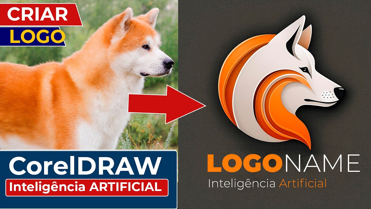Como Criar um Logo Rápido e Profissional usando o CorelDraw e Inteligência Artificial 1