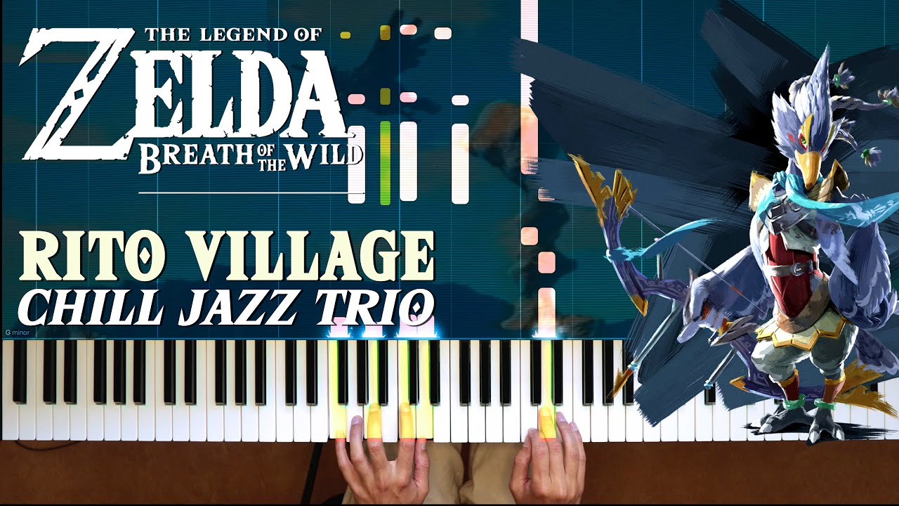 Rito Village Chill Jazz Trio - Zelda: Tears of the Kingdom & Breath of the Wild Lofi Piano