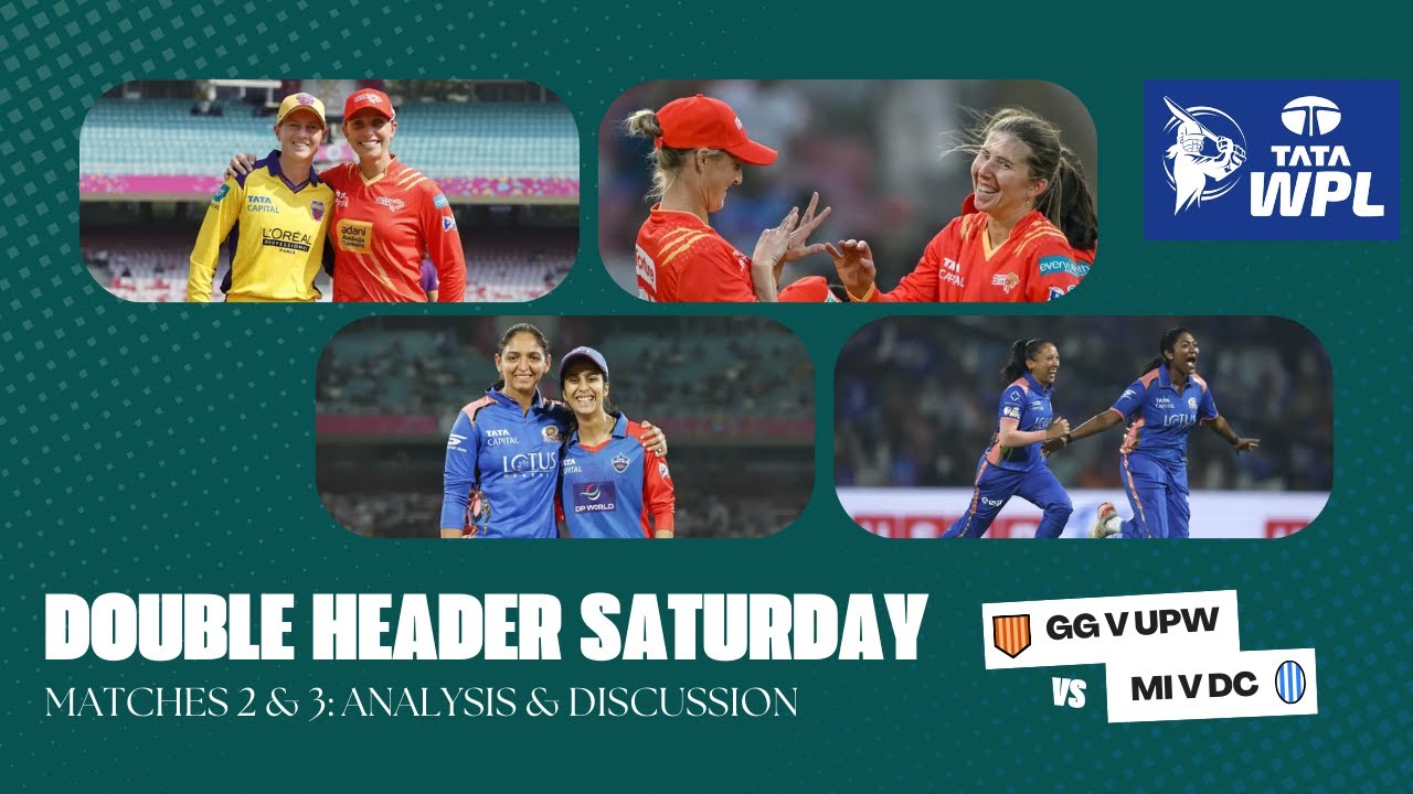🚨 The WPL Morning Show | Day 2: GG vs UPW & MI vs DC | Match Review ft. Darshan Senthil