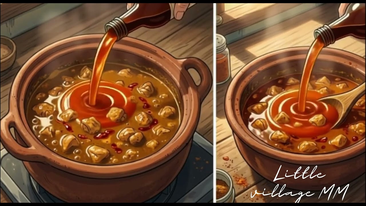 A taste of Myanmar နန်းကြီးသုပ် homemade Nan Gyi Thoke#ghiblistyle #animation 