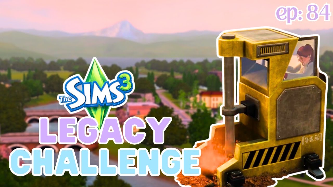 MINING A HOLE TO THE CENTER OF THE EARTH... | Sims 3 Legacy Challenge | Ep: 84