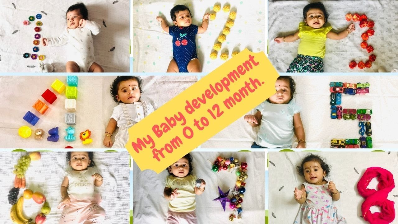 Baby development from 0 to 12 month