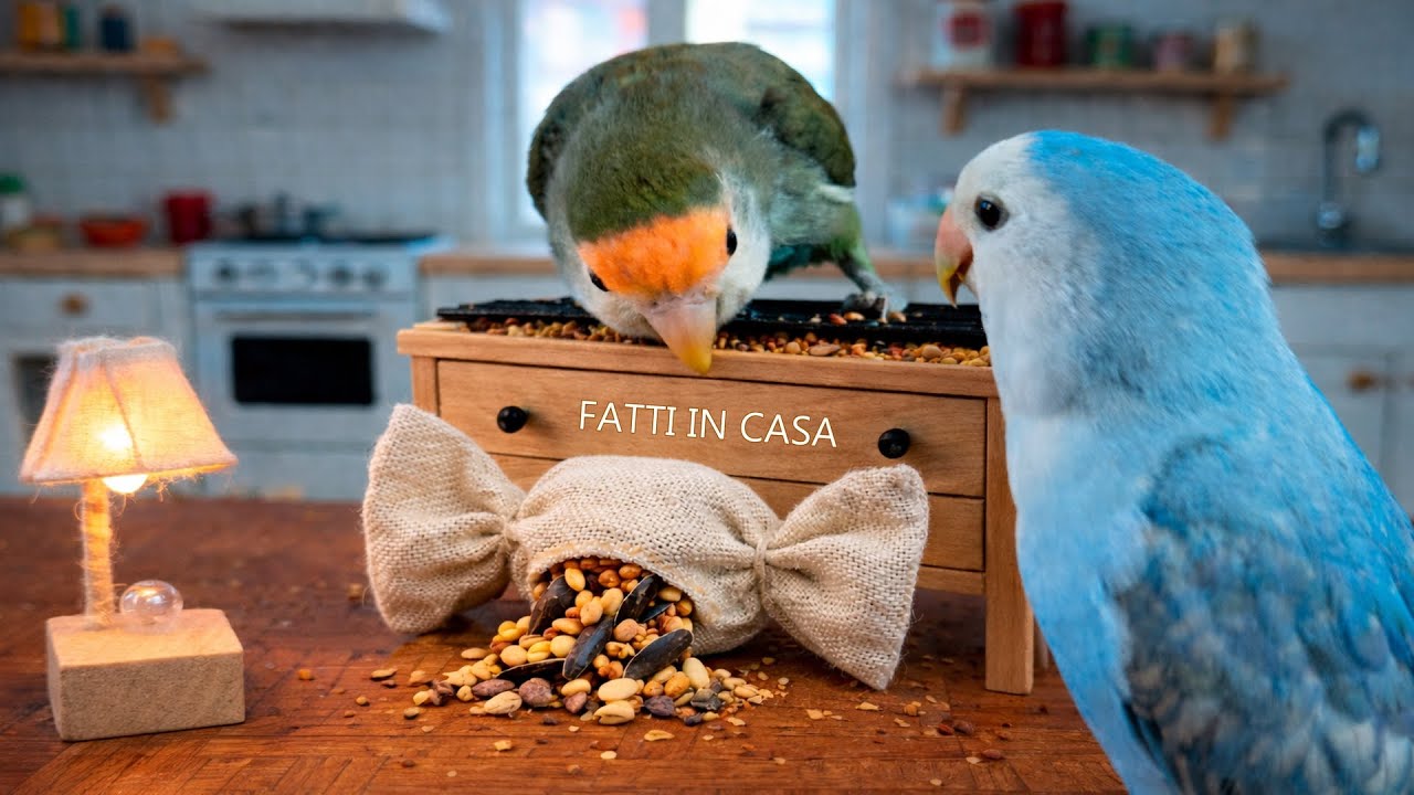 FORAGING pappagalli cos'è ? Perchè è importantissimo  e costruiamo 2 giochi caramella&cassettiera