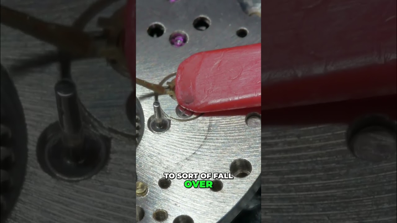 Watchmaking: Precision Oiling & Shock Protection Secrets Revealed! #shorts