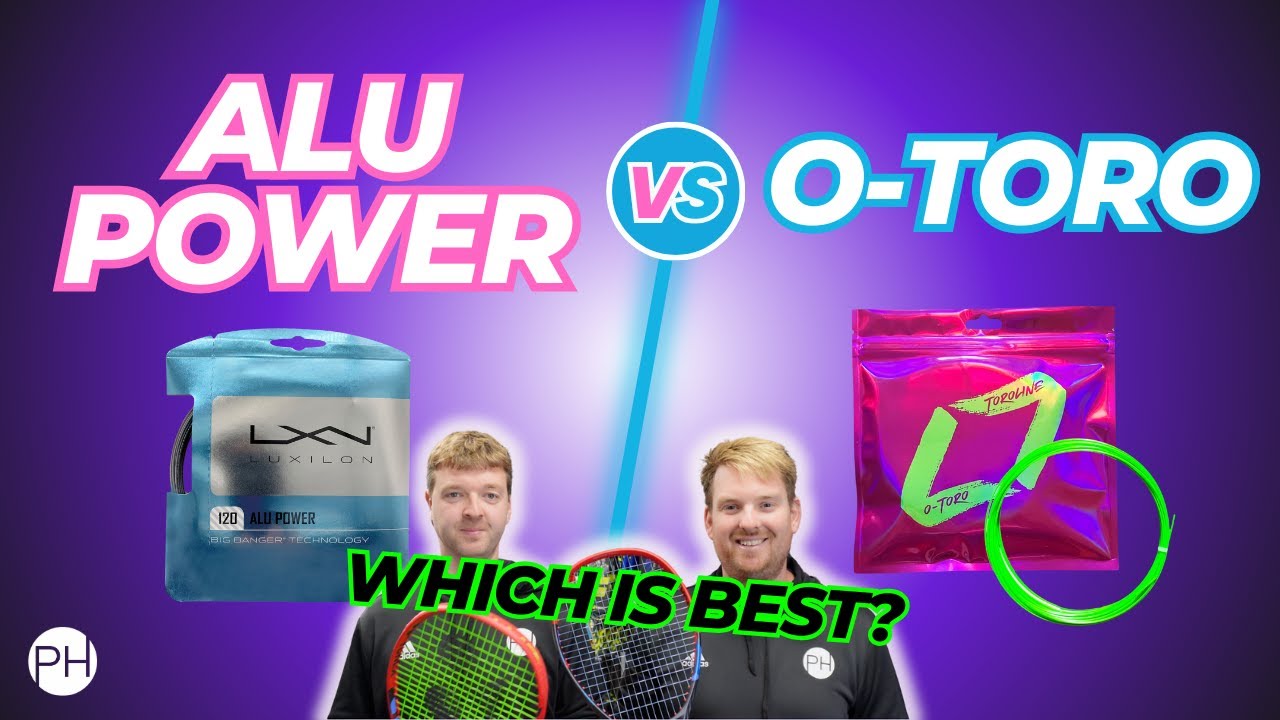 ОБЗОР: ALU POWER против O-TORO | Обзор теннисных струн | Сравнение теннисных струн | PH Tennis