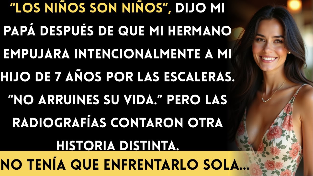 Mi hermano empujó a mi hijo por las escaleras — mi familia lo llamó “juego rudo”...