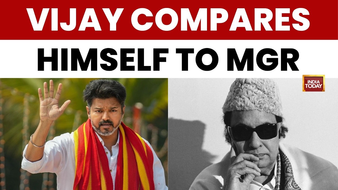 From Superstar to CM? Vijay&rsquo;s MGR Comparison Ignites Politics | Tamil Nadu Elections | India Today