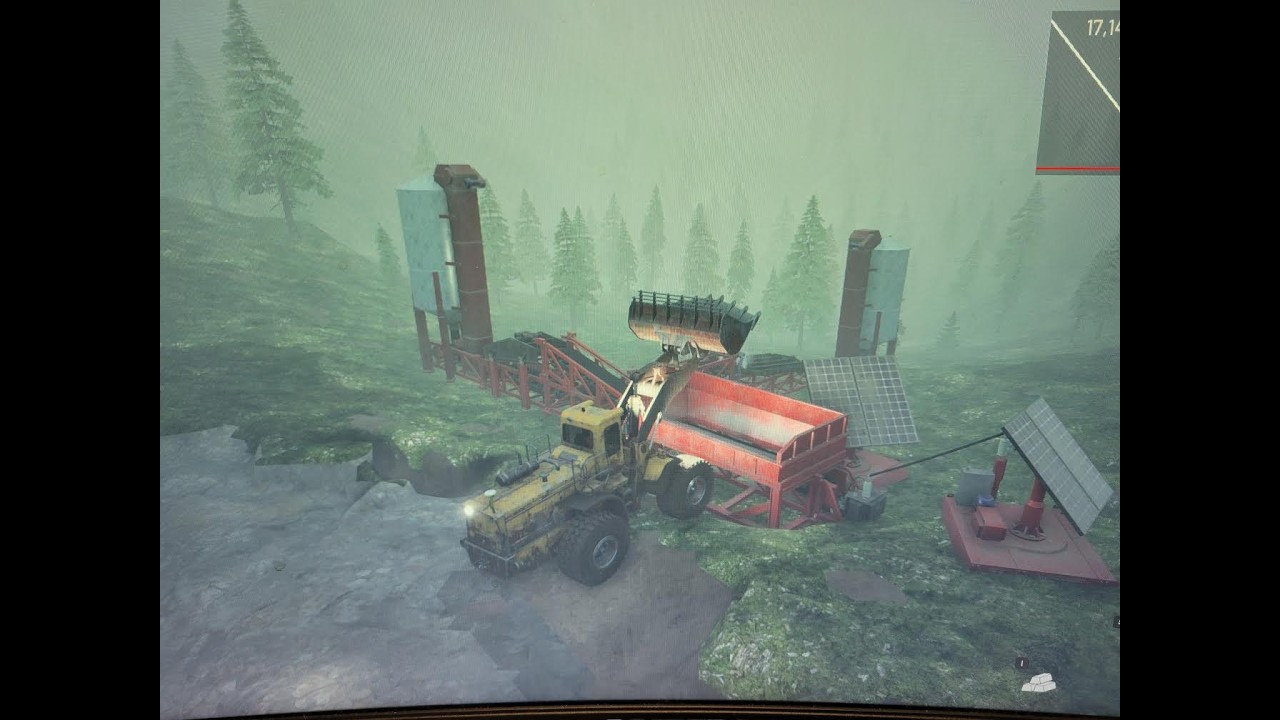 out of ore BIG OOPS front loader