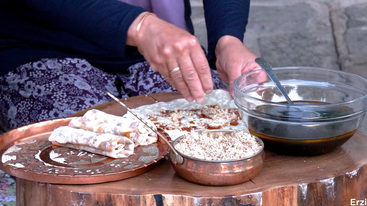 Erzincan Pekmezli Yufka Yapımı #belgesel #pekmez #yufka
