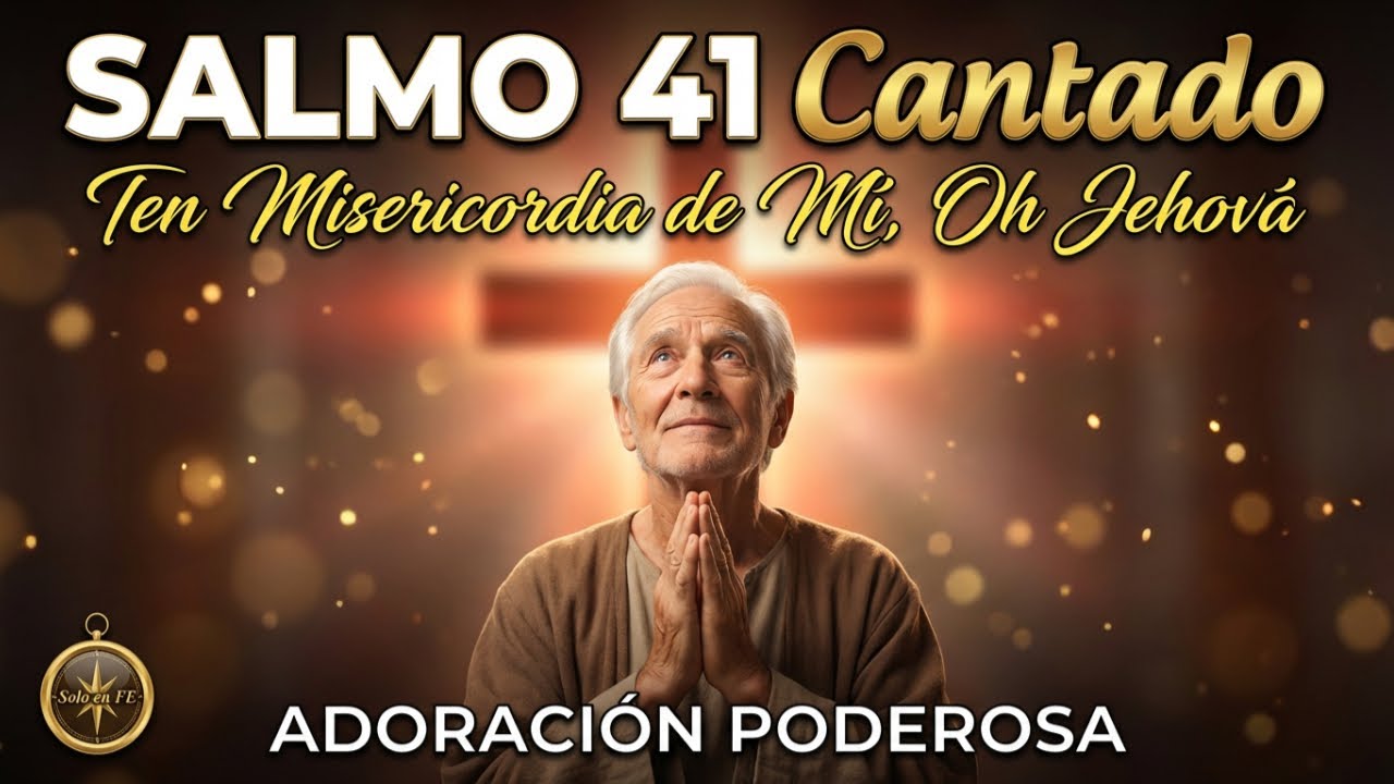 SALMO 41 Cantado | Ten Misericordia de Mí, Oh Jehová