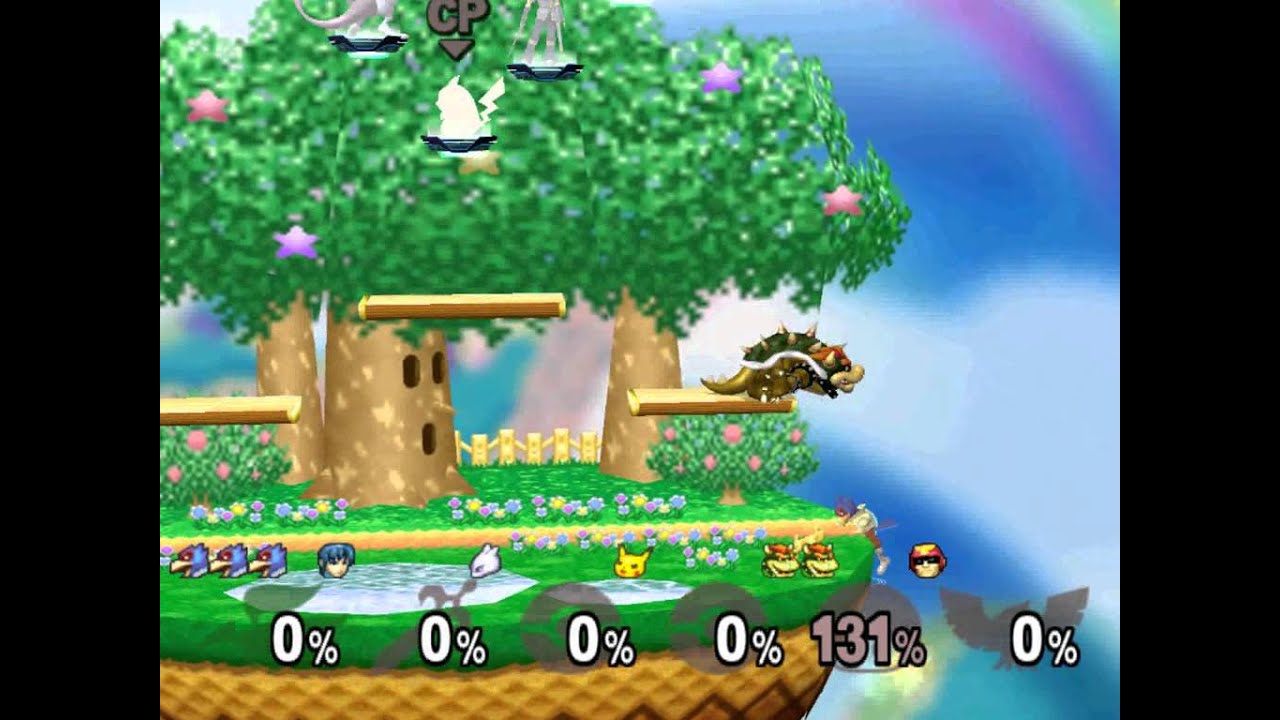SSBM (TAS) Falco Vs. 5 CPU´s Lv.9