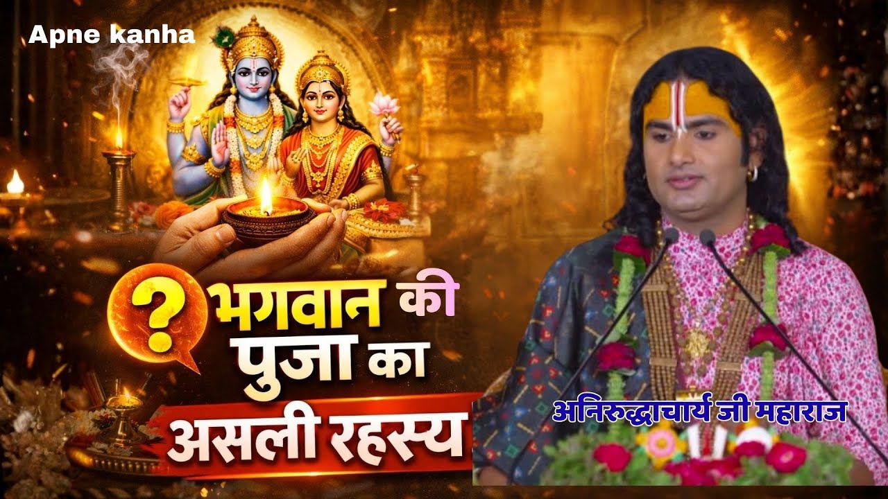 भगवान की पूजा का असली रहस्य! ये समझ आए तो जीवन सफल हो जाए | अनिरुद्धाचार्य जी महाराज