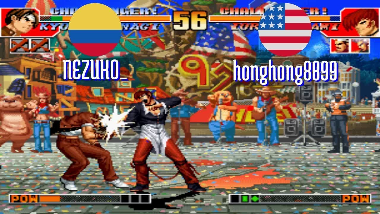 FT5 @kof97: NEZUKO_ (CO) vs honghong8899 (US) [King of Fighters 97 Fightcade] Feb 15