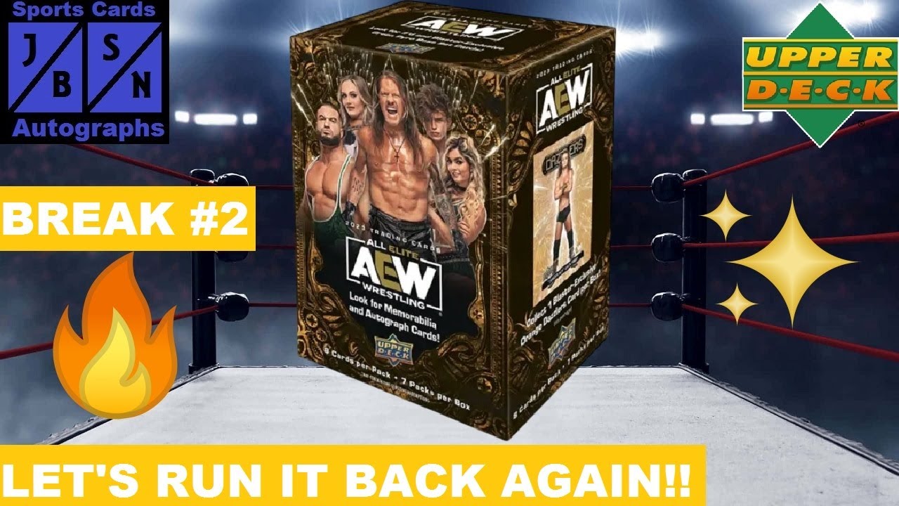 Я вытащил ЭТИ классные параллельные карты и многое другое!!! | 2023 Upper Deck AEW Wrestling Blas...