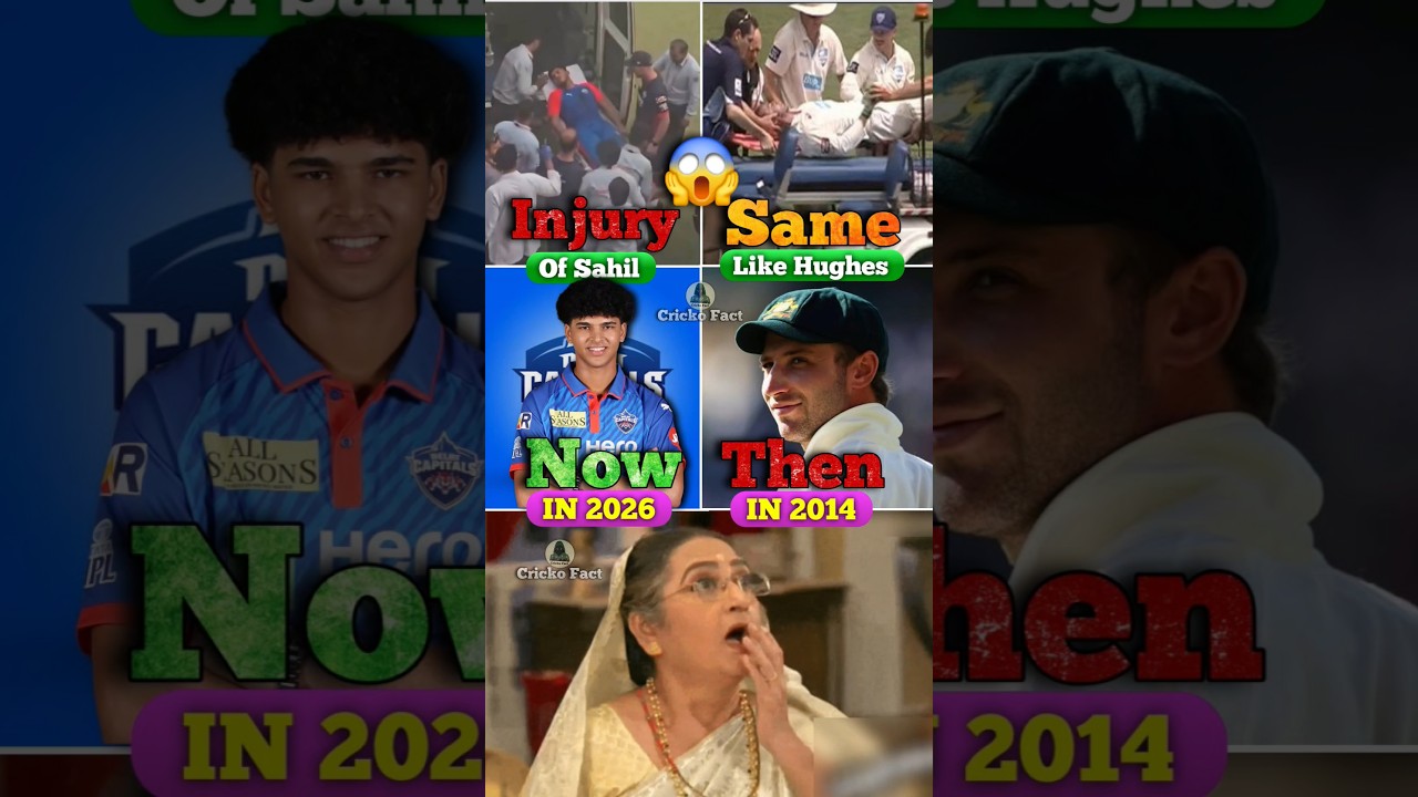 DC Player Sahil Dangerous Injury Just Like Hughes#ipl2026#iplnews#ipl2026news#viralshorts#trending