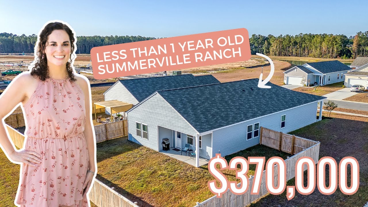 MOST AFFORDABLE Homes in Charleston SC Suburbs | Almost New Construction in Summerville's Cane Bay