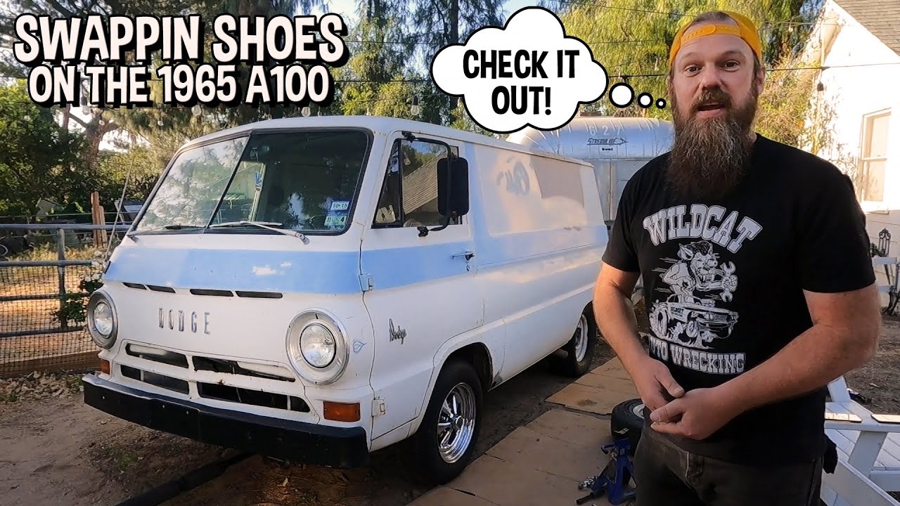 Swappin Shoes on the 1965 Dodge A100