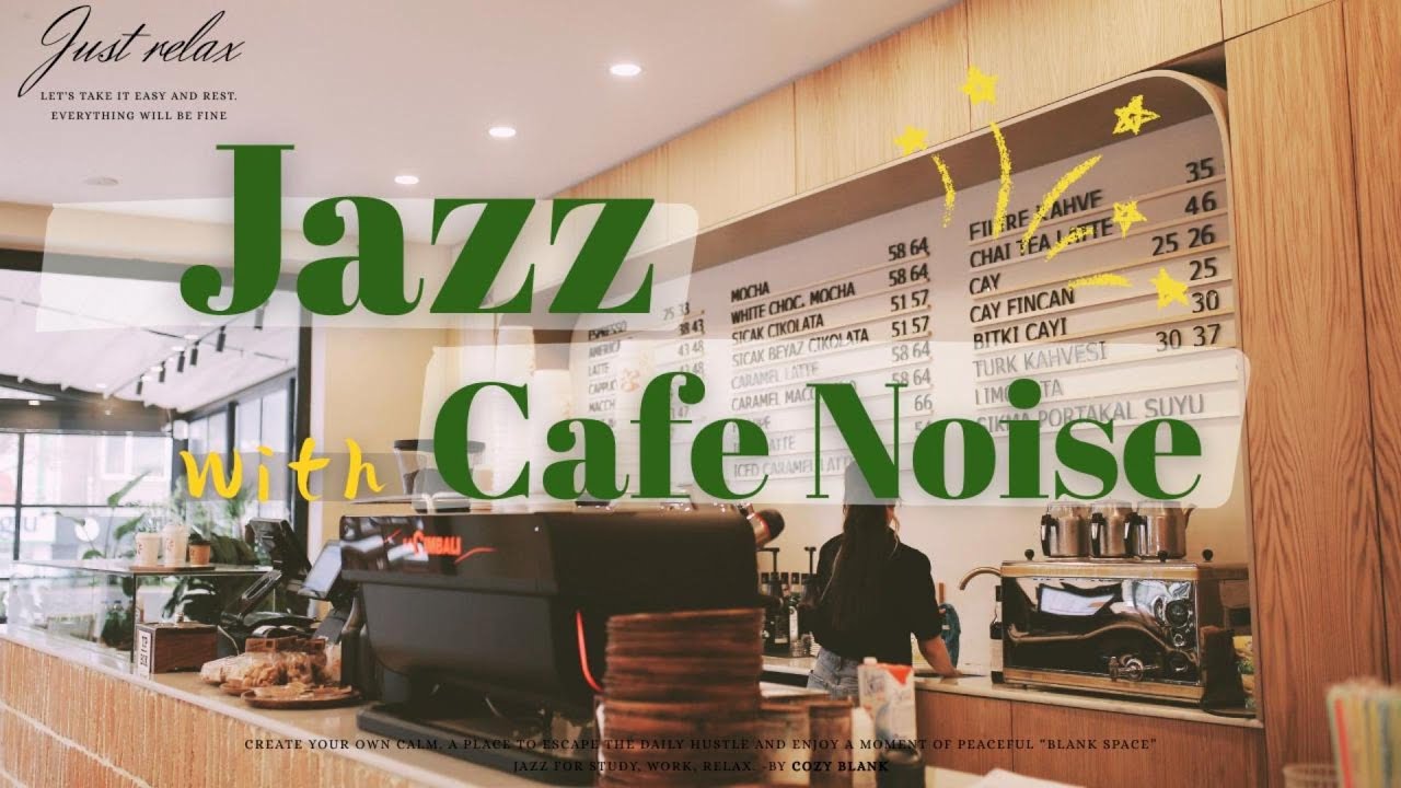 【環境音】Cafe Noise & Soft Jazz☕️Deep Focus with Real Coffee Shop Sounds | 集中力を高めるカフェの環境音とジャズ