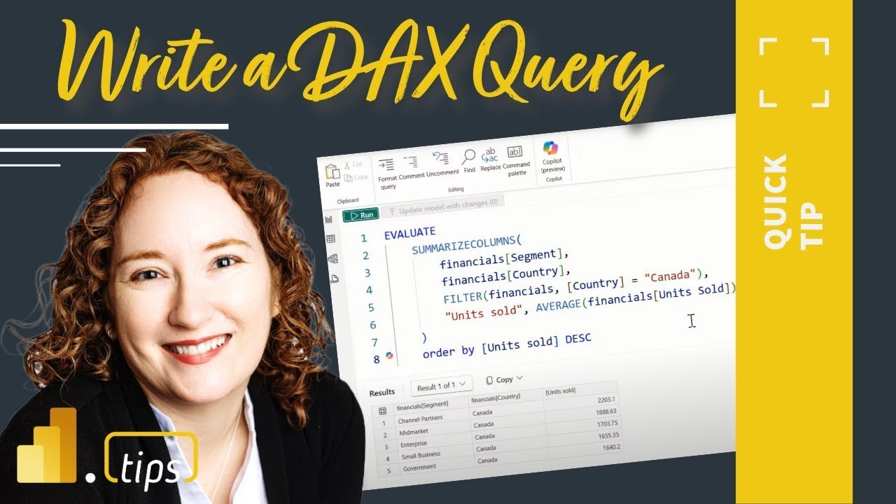 Давайте напишем DAX-запрос! — Краткие советы