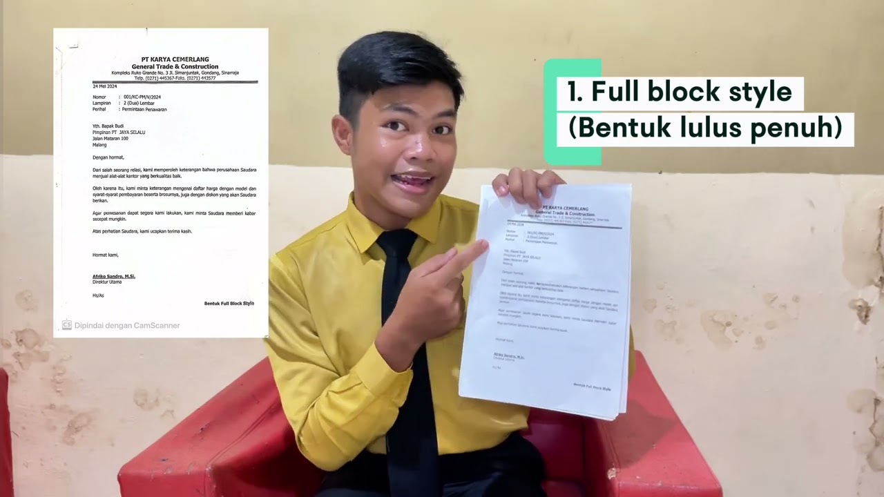 Pengertian surat, jenis-jenis surat dan bentuk-bentuk surat