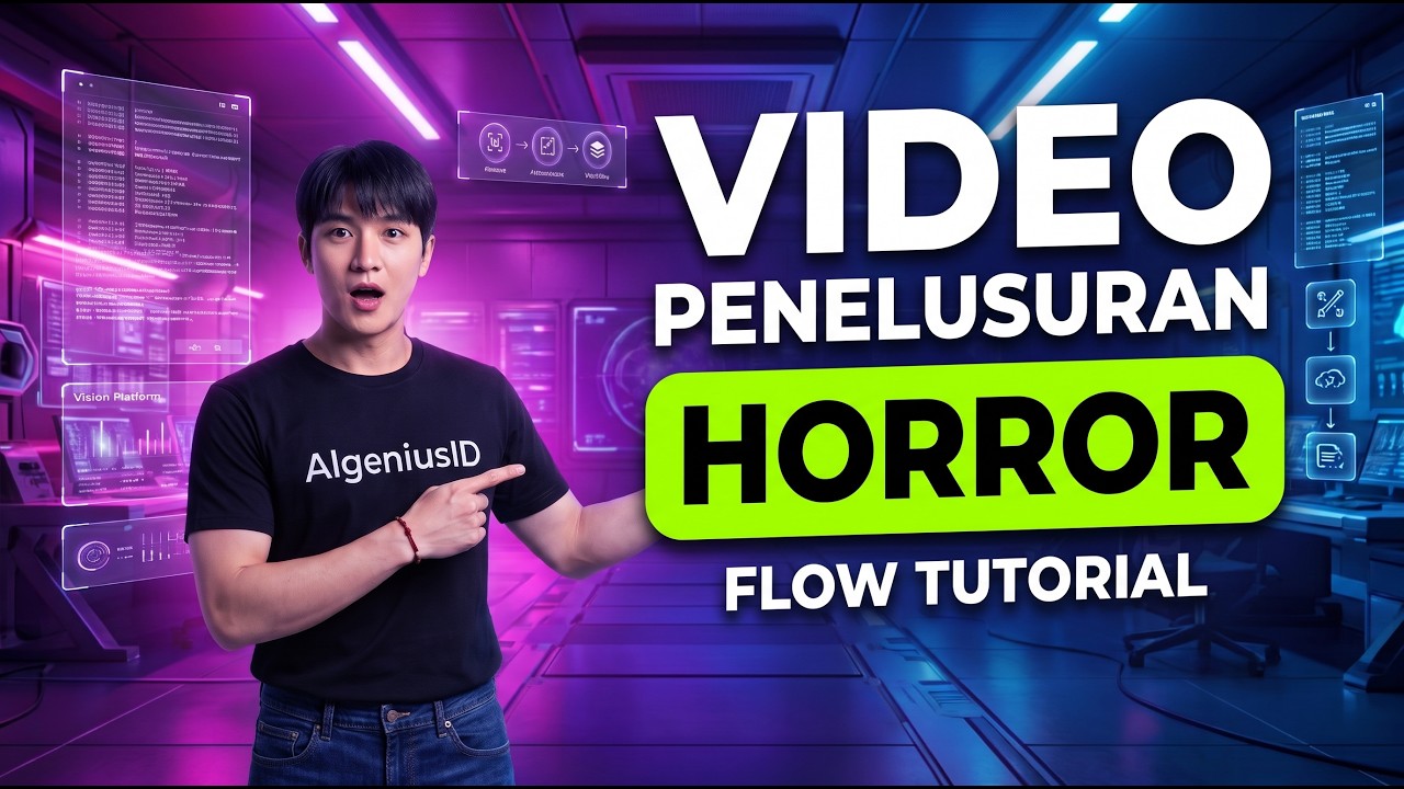 MEMBUAT VIDEO PENELUSURAN HOROR‼️ Google Flow Tutorial