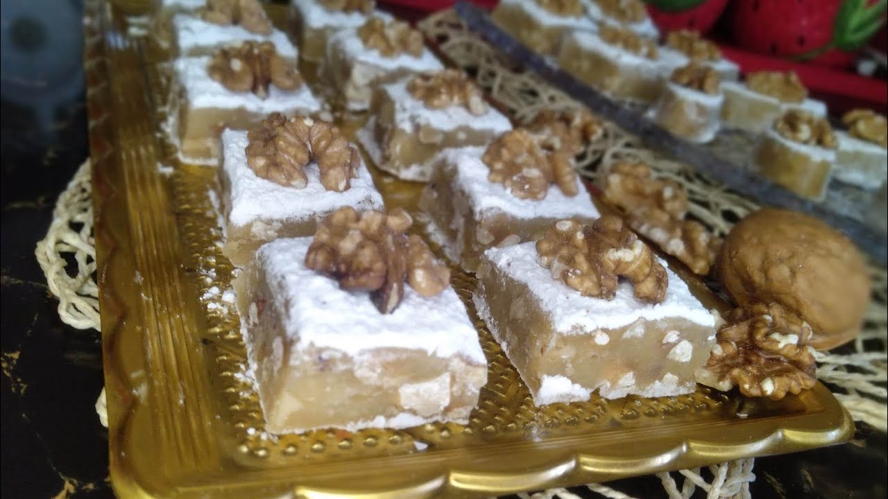 حلويات العيد 2023, طمينة الجوز ( طمينة المغرف) بكل تفاصيلها