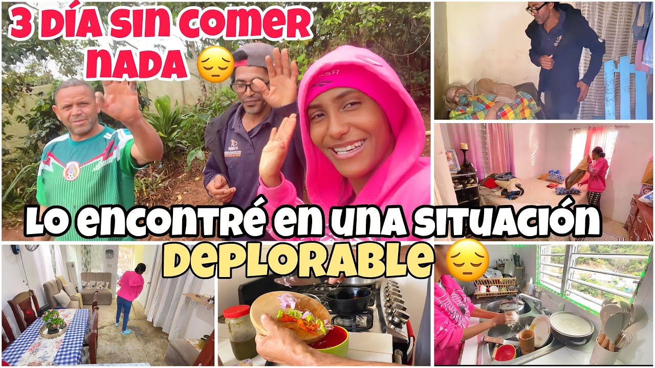 QUE Paso con el niño Jimmy 🤷🏽Le llevo Compra al abuelo Julio  Rutina diaria 🧹🧽mi Esposo me Cocina🍲 