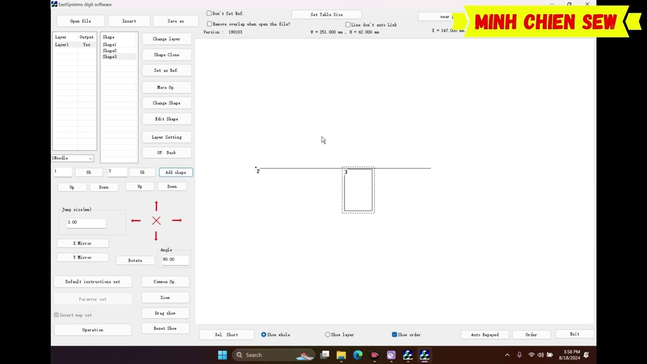 Thiết kế 1 số mẫu may đơn giản trên Phần mềm Sewsoft