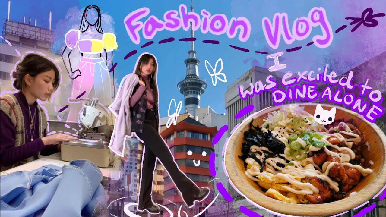 NZ fashion Vlog | procrastinating my sewing 😭✌️& uni stress /life updates