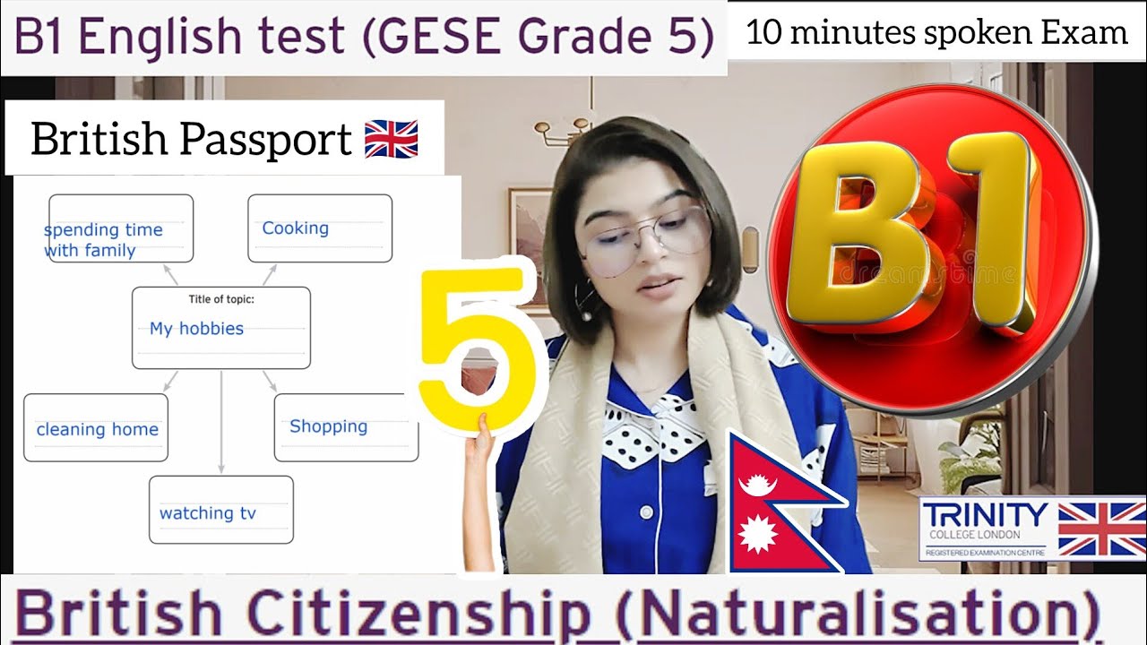 Полный тест английского языка B1 (GESE, 5 класс) | Британское гражданство SELT | Тринити-колледж ...